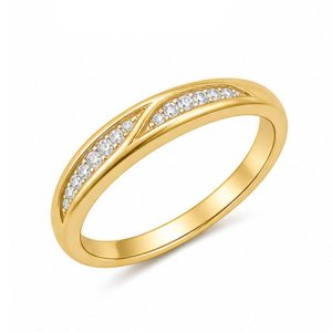 925 Sterling Silver CZ Ring HLL-CZR00844