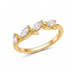 925 Sterling Silver CZ Ring HLL-CZR00851