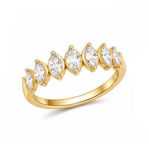 925 Sterling Silver CZ Ring HLL-CZR00852