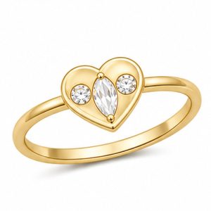 925 Sterling Silver CZ Ring HLL-CZR00855