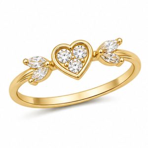 925 Sterling Silver CZ Ring HLL-CZR00857