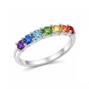 925 Sterling Silver CZ Ring HLL-CZR00858