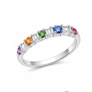 925 Sterling Silver CZ Ring HLL-CZR00860