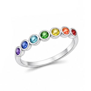 925 Sterling Silver CZ Ring HLL-CZR00863