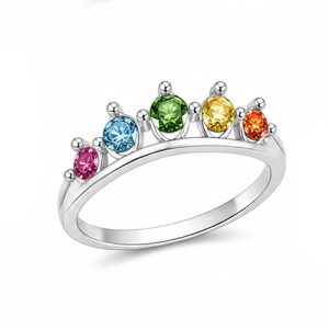 925 Sterling Silver CZ Ring HLL-CZR00865