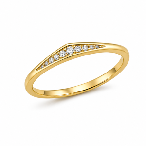 925 Sterling Silver CZ Ring HLL-CZR00877