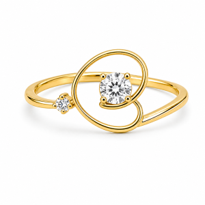 925 Sterling Silver CZ Ring HLL-CZR00893