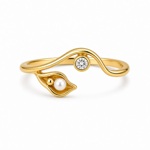 925 Sterling Silver CZ Ring HLL-CZR00900
