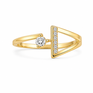 925 Sterling Silver CZ Ring HLL-CZR00901