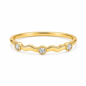 925 Sterling Silver CZ Ring HLL-CZR00907