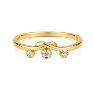 925 Sterling Silver CZ Ring HLL-CZR00911