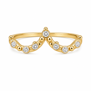 925 Sterling Silver CZ Ring HLL-CZR00912