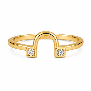 925 Sterling Silver CZ Ring HLL-CZR00913