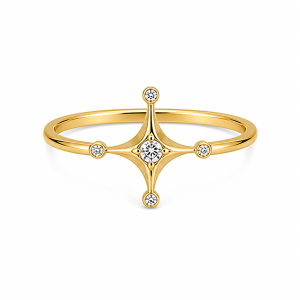925 Sterling Silver CZ Ring HLL-CZR00923