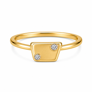 925 Sterling Silver CZ Ring HLL-CZR00928