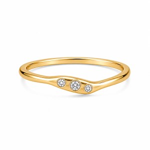 925 Sterling Silver CZ Ring HLL-CZR00929