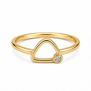 925 Sterling Silver CZ Ring HLL-CZR00934