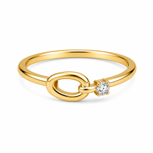 925 Sterling Silver CZ Ring HLL-CZR00935