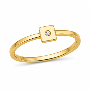 925 Sterling Silver CZ Ring HLL-CZR00938