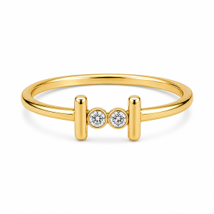 925 Sterling Silver CZ Ring HLL-CZR00946