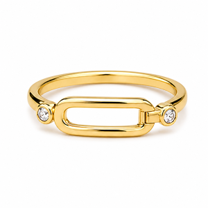 925 Sterling Silver CZ Ring HLL-CZR00947