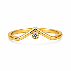 925 Sterling Silver CZ Ring HLL-CZR00948