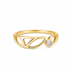 925 Sterling Silver CZ Ring HLL-CZR00951