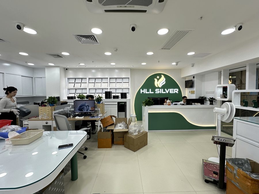 HLL SILVER showroom reception and consultation space